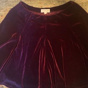 Red Velvet Skirt